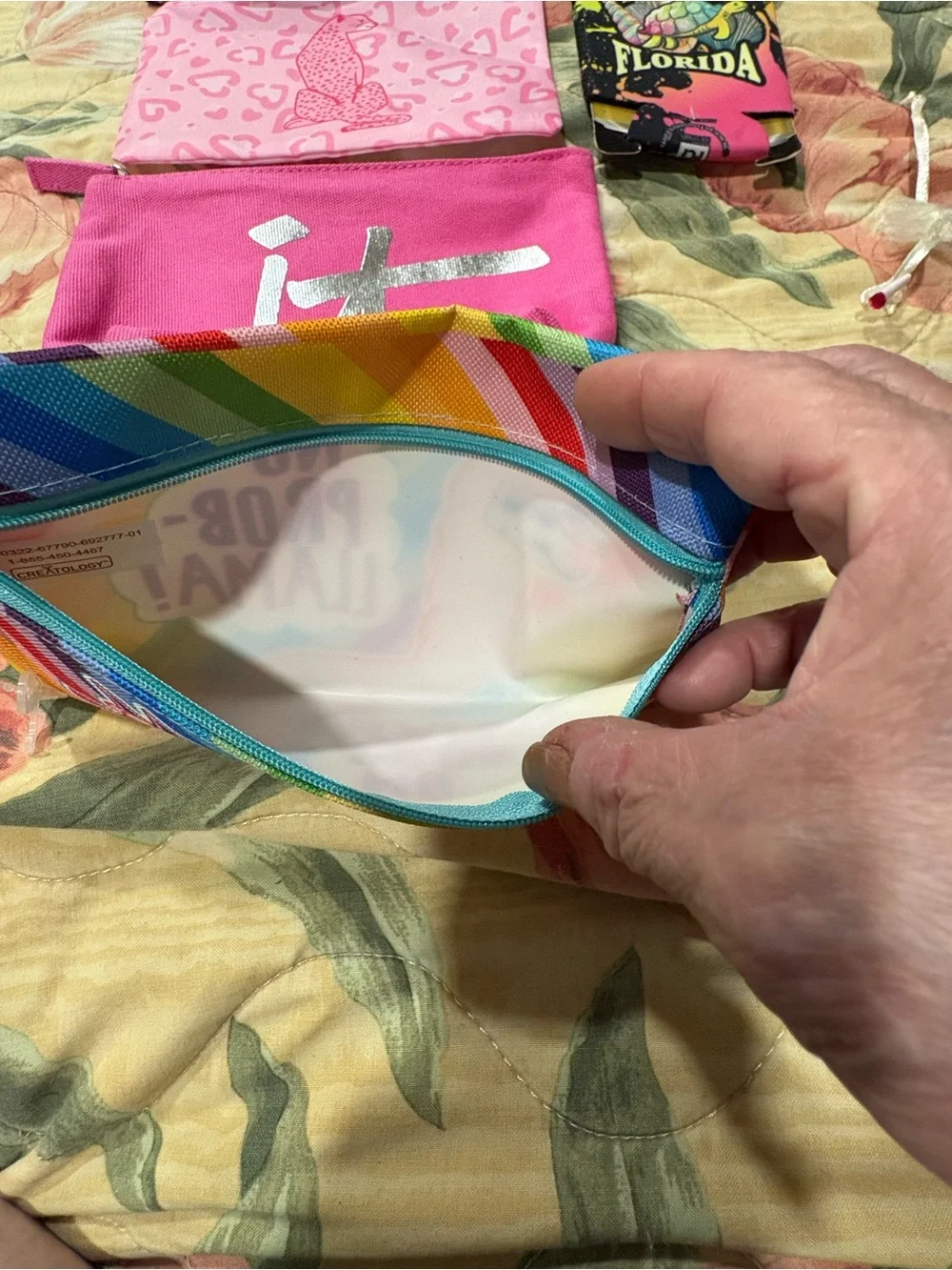 Pink 'it' Cosmetic Pouch — Bright Pink Makeup Bag